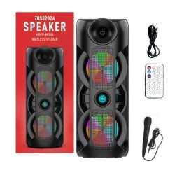 Sing-e Portable Wireless Speaker ZQS8202A  with Mic and Remote Control Black Sing-e Portable Wireless Speaker ZQS8202A  with Mic and Remote Control Black